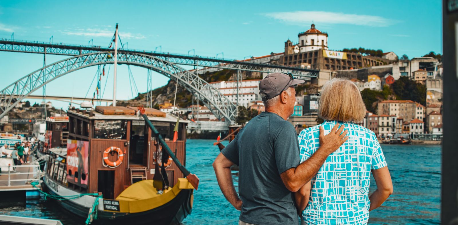 elderly couple in Portugal